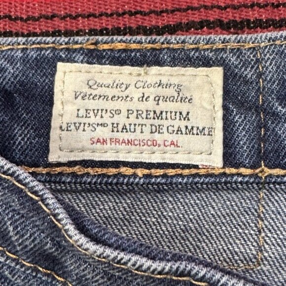 Levi's 541 Premium Jeans Men 32x30 (Fit 32x28) Blue Athletic Taper Fit Stretch - Picture 6 of 10